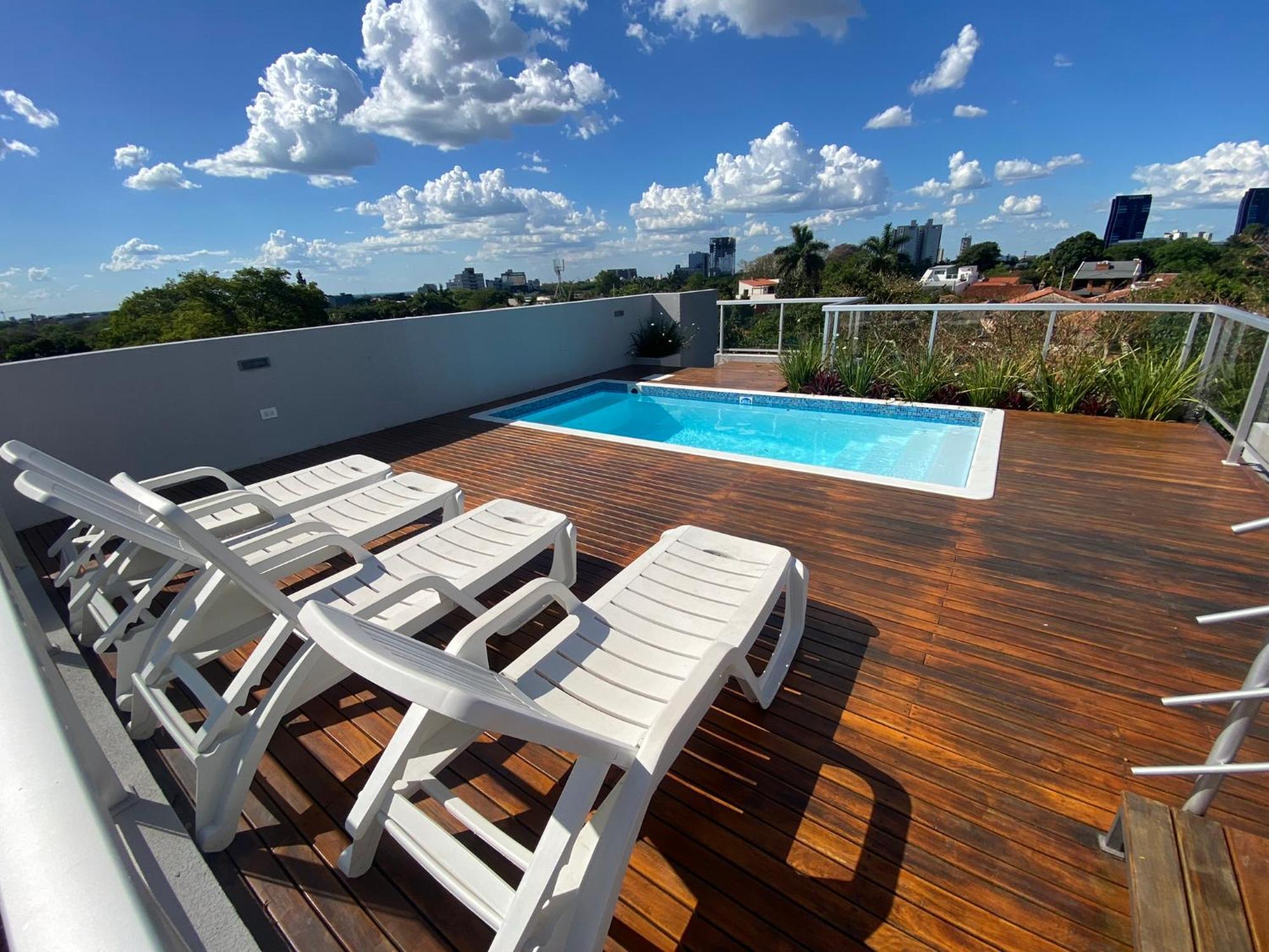 Apart-Hotel De Lujo En Eje Corporativo De Asuncion! 2 Y 3 Habitaciones ภายนอก รูปภาพ